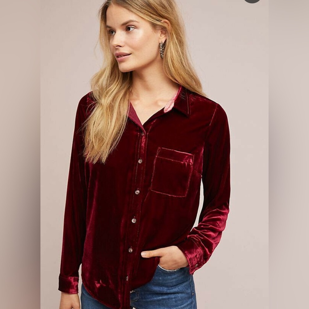 Maeve Velvet Shirt